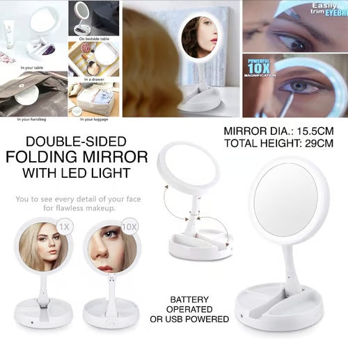 Electric LED Double Side Mirror