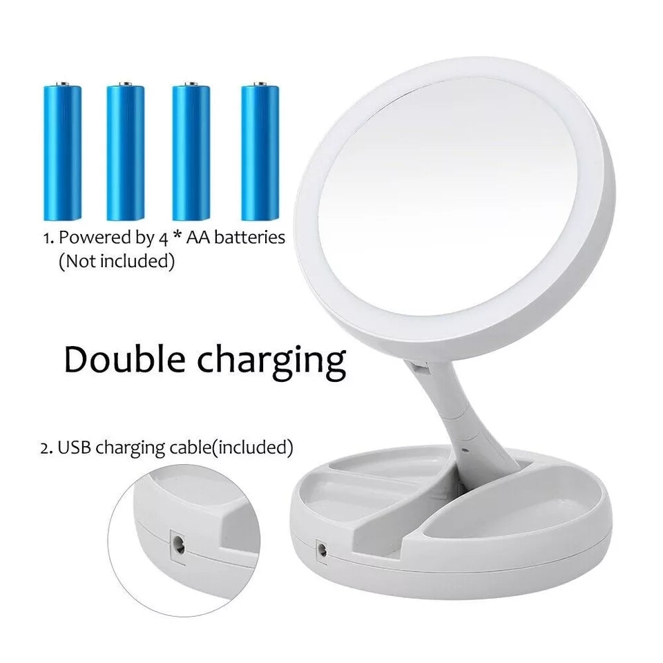 Electric LED Double Side Mirror