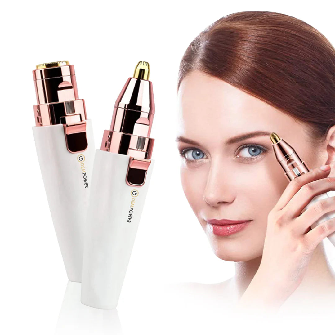 2 in 1 eyebrow trimmer
