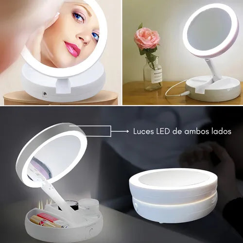 Electric LED Double Side Mirror